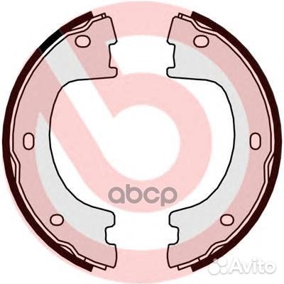 Колодки тормозные стояночного тормоза S50521 Br