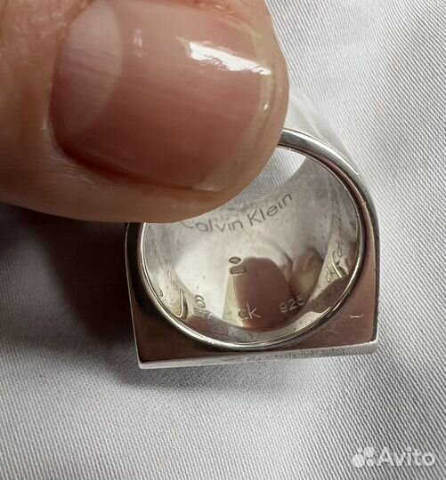 Кольцо calvin klein CK из серебра 925