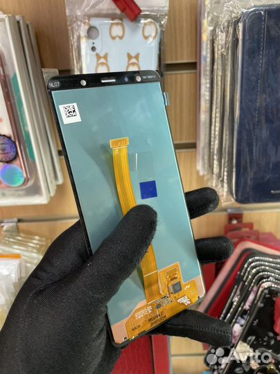 Сервисный дисплей Samsung A7-2018 оригинал SM-A750