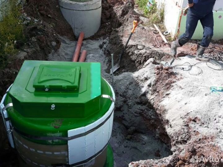 Септик био Аквабокс 7 энергонезависимый