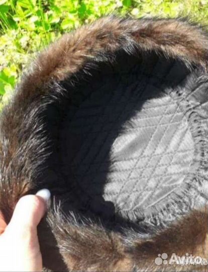 Шапка мужская норковая