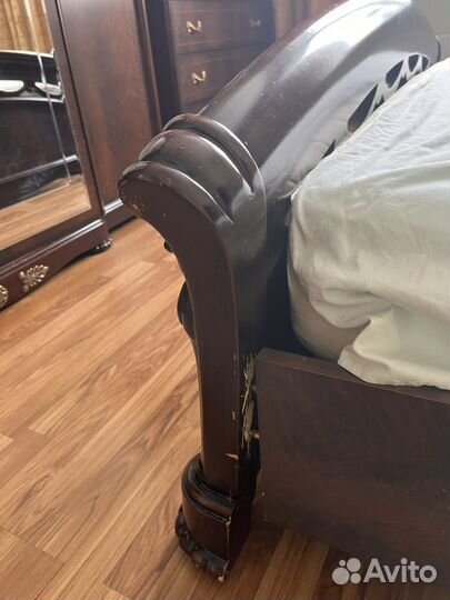 Кровать Италия под реставрацию массив