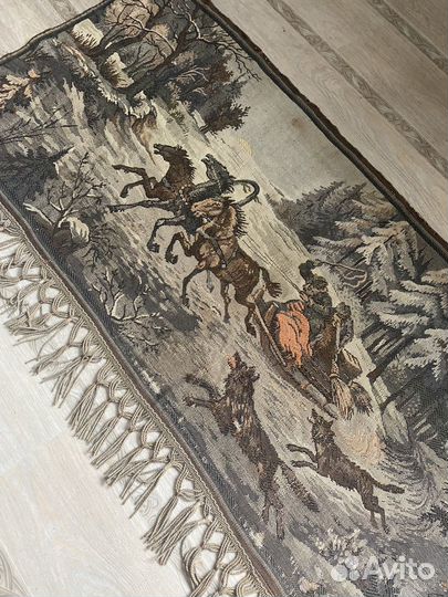 Старинный гобиленовый ковер СССР