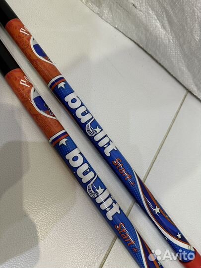 Две клюшки и мяч для флорбола набор 2 шт + мяч