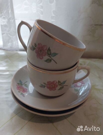 Чашка с блюдцем