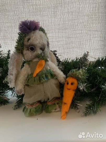 Заяц ручной работы тедди