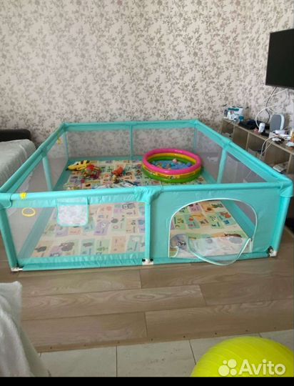 Большой детский манеж бу