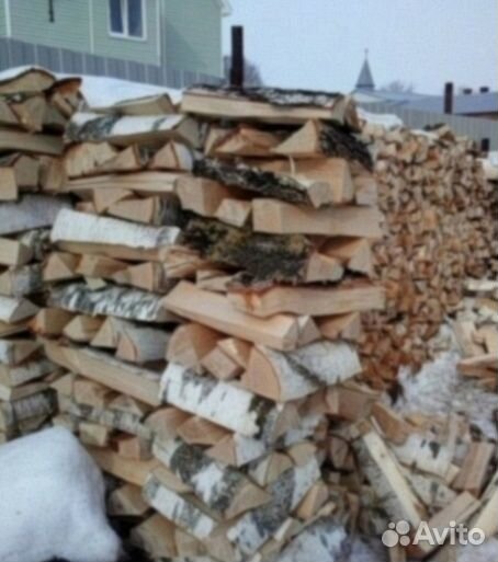 Дрова березовые колотые