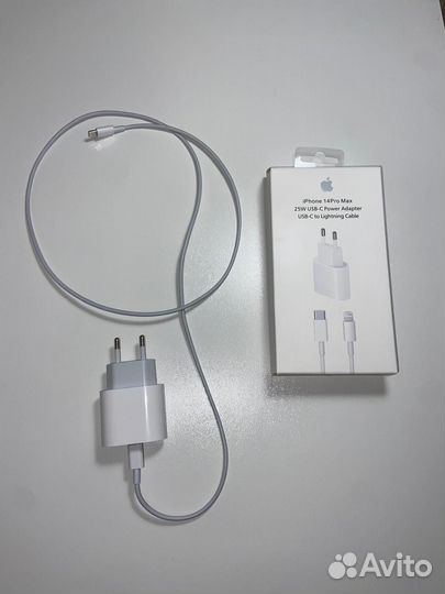 Быстрый комплект зарядки на iPhone 25w
