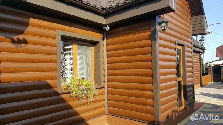 Металлический/виниловый сайдинг для фасада - 0,5мм