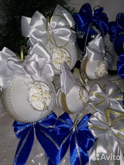 Ёлочные шары игрушки