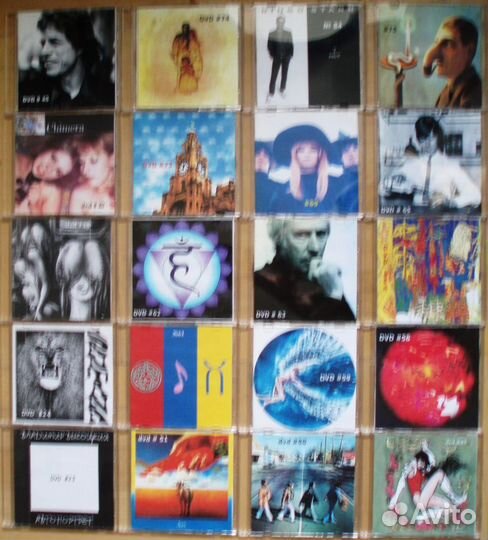 DVD диски с записями альбомов в MP3 формате