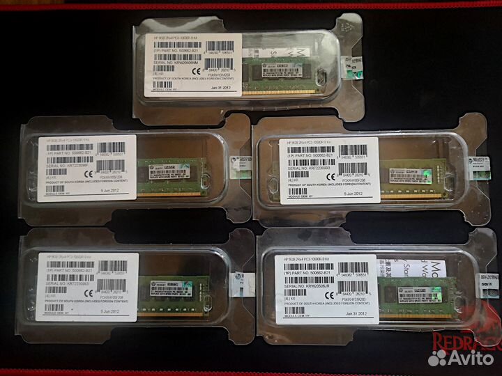 Память для серверов HPE 2GB Dual Rank x8 PC3-10600