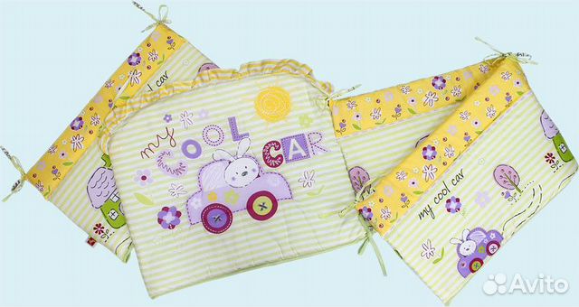 Бортики, балдахин в детскую кроватку