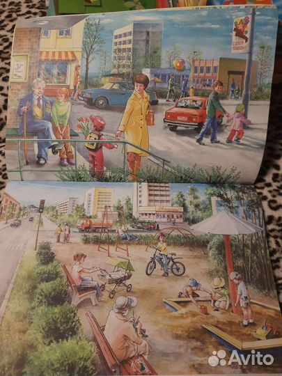 Дидактический материал в картинках Времена года