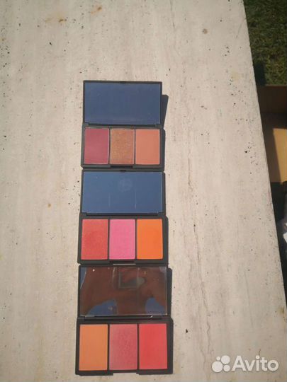 Косметика Sleek, тени, румяна, помада тестеры