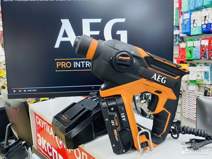 Компактный перфоратор AEG BBH18C +Акуммулятор+З/У