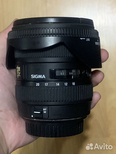 Объектив sigma 10-20 f4-5,6