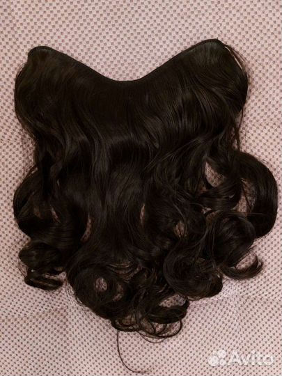 Волосы на заколках клипсах для наращивания