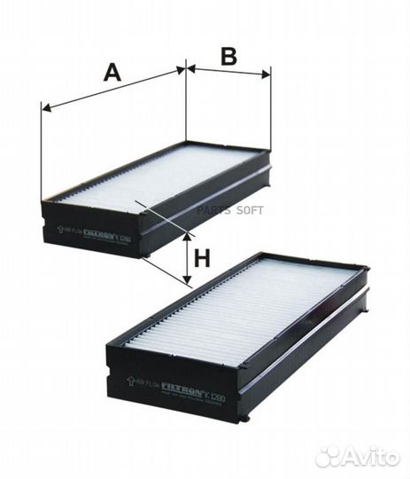 Filtron K1280-2X Фильтр салона