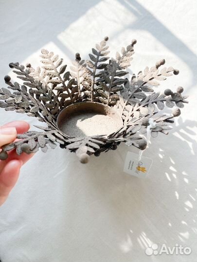 Подсвечник clayre&eef 18*8 cm