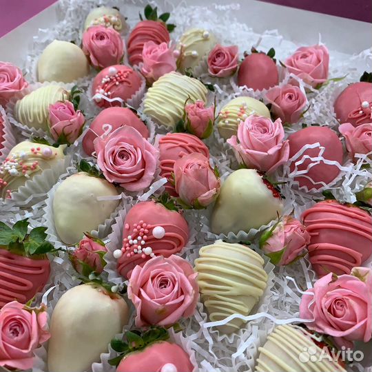 Клубника в бельгийском шоколаде набор