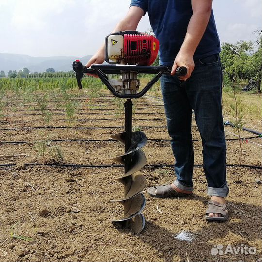 Бурение ям под столбы, покос травы