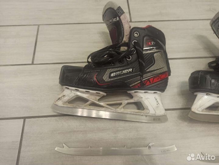 Коньки хоккейные вратарские bauer x2.7 5.5ee