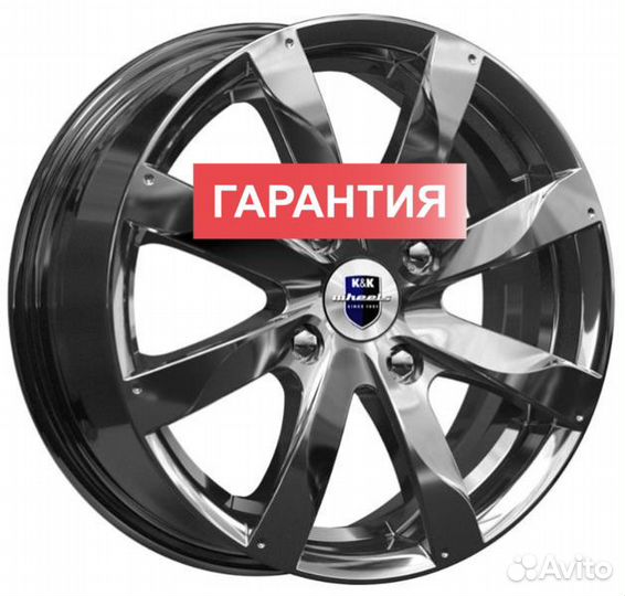 Диски K&K Джемини кварц 6x15 4x100 ET 48 Dia 54.1