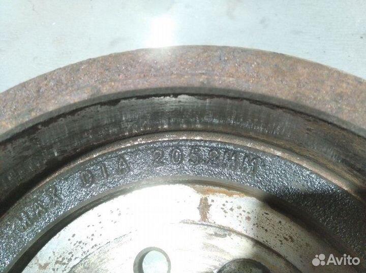 Барабан тормозной задний Hyundai Solaris седан 1.6