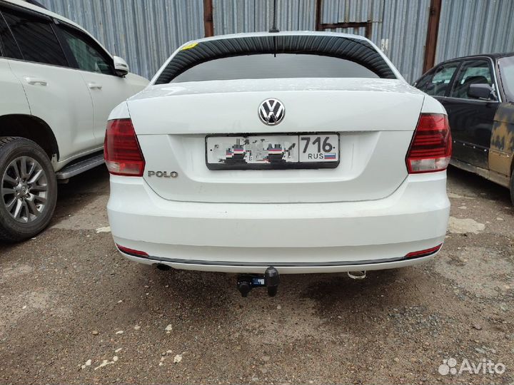 Фаркоп для Volkswagen Polo седан съёмный шар, Berg