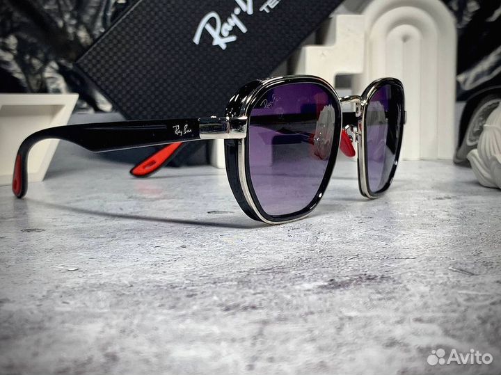 Очки Ray Ban фиолетовые