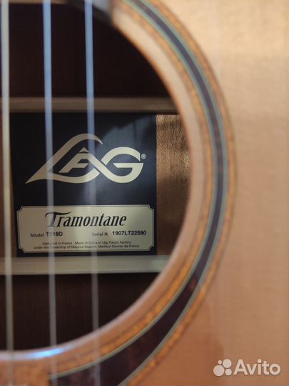 Акустическая гитара lag