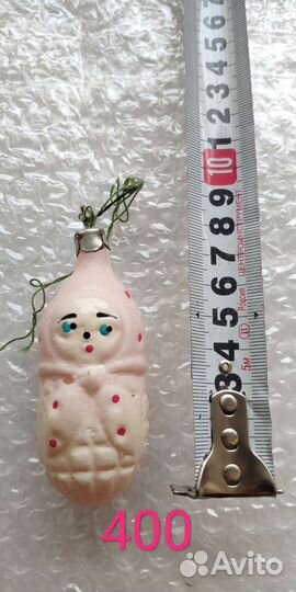 Елочные игрушки СССР на прищепке