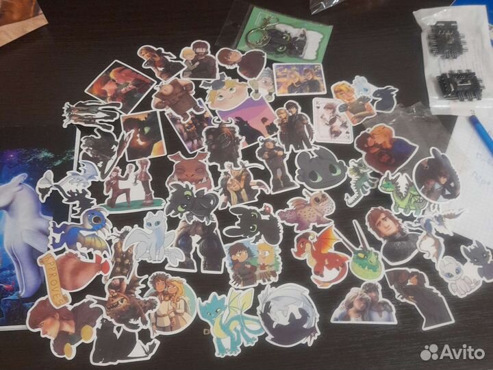 Набор тетрадь с наклейками 