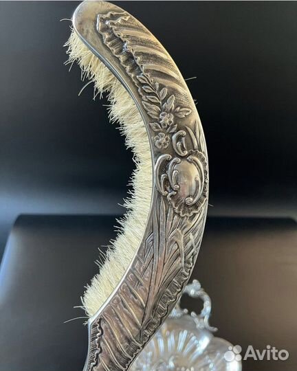 Старинный набор (совок и щетка ), Франция