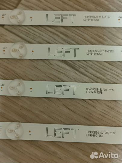 LED подсветка TV LG 49un73006la