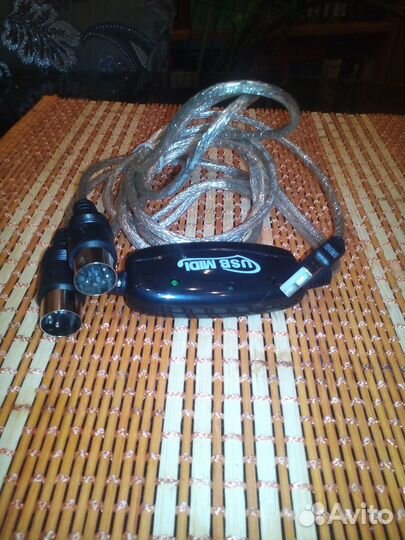 Кабель USB midi