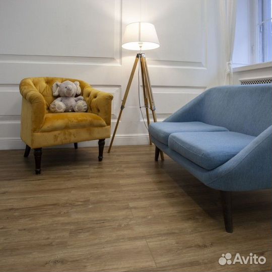 Виниловый SPC ламинат Damy Floor Family Дуб