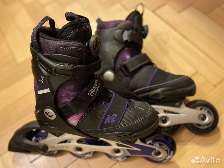 Ролики раздвижные 32-37 K2 BOA