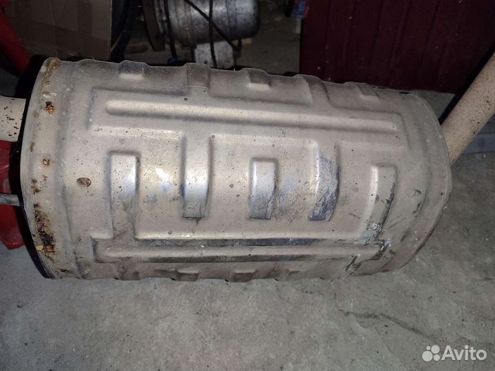 Глушитель на kia ceed 1