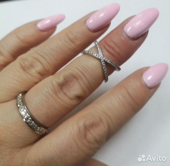 Серебряное кольцо и серьги