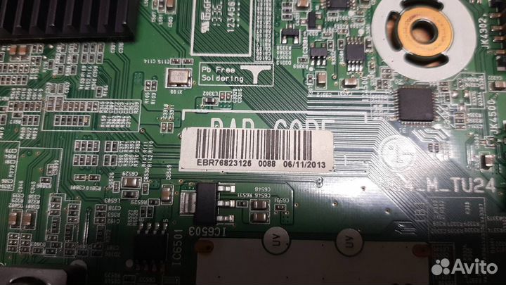 Плата main с тв lg55la620v