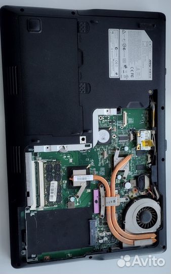 Ноутбук MSI CX500 под ремонт или на запчасти