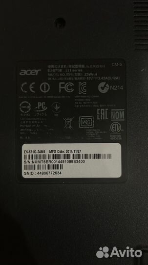 Ноутбук acer aspire