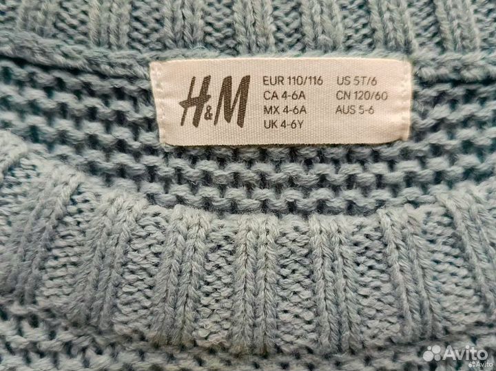 Свитер детский hm 110/116р