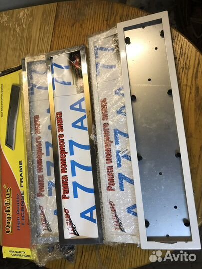 Антивоедальная рамка для номера авто