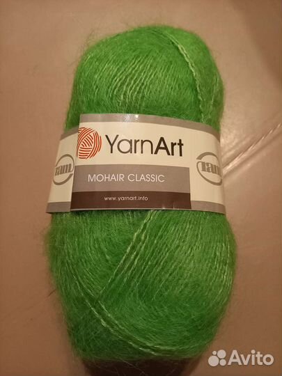 Пряжа нитки для вязания мохер