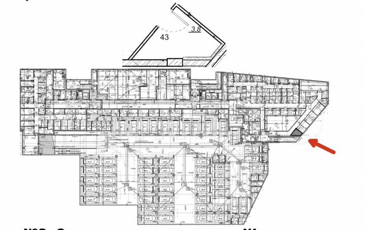Свободного назначения, 3.8 м²