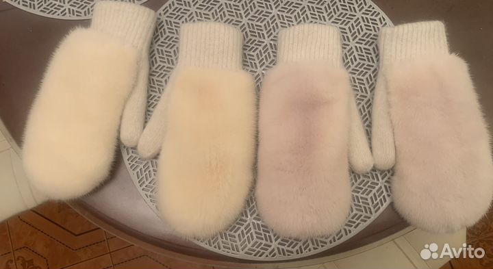 Варежки с норкой